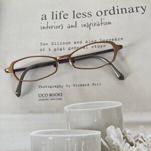 PRO DESIGN DENMARK Brown & Purple Titanium Frames: 1326 c.4531 47/15: Brand New